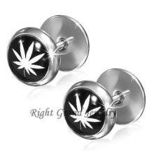 Round Edge Stainless Steel 12mm Non Piercing Plugs